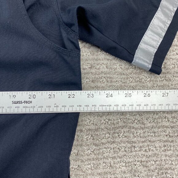 5.11 Tactical Shirt Men Medium Tall Neck 15-15.5 Black Button Up Polo Uniform - Picture 9 of 10